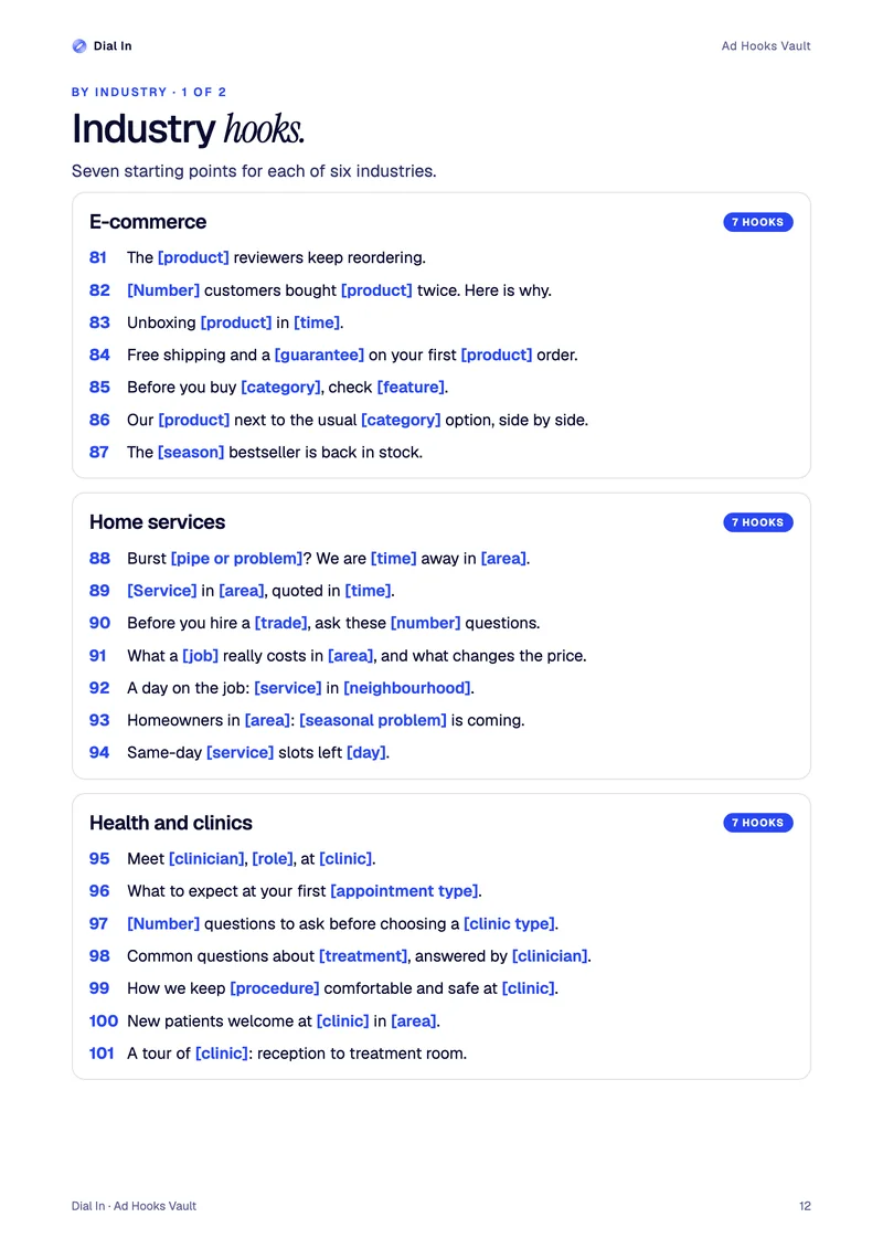 Ad Hooks Vault, page preview 3