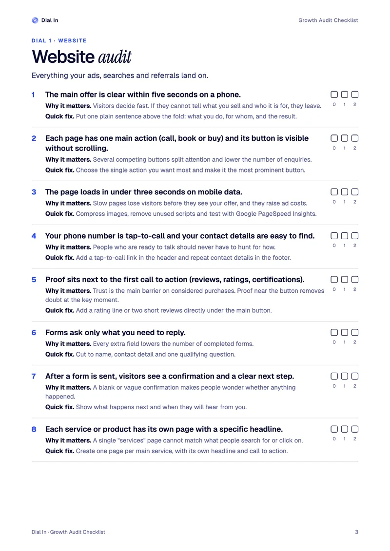 Growth Starter Kit, page preview 1